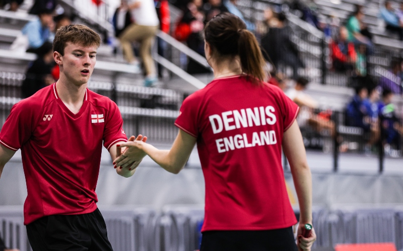 young gun oliver butler feeling the love of badminton