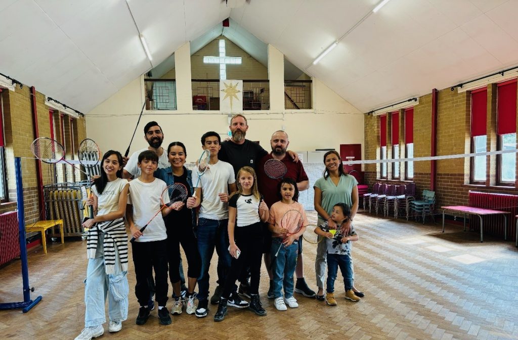 saint josephac280c299s church opens its doors to community badminton