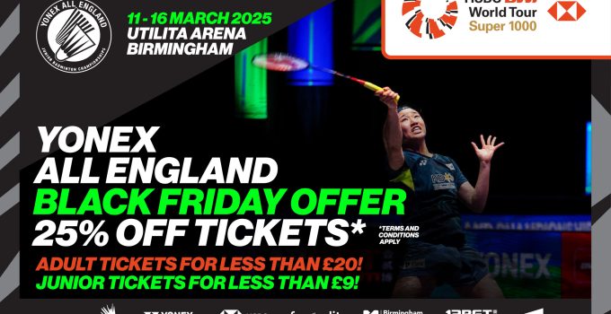 25 off all england tickets during our black friday promotion