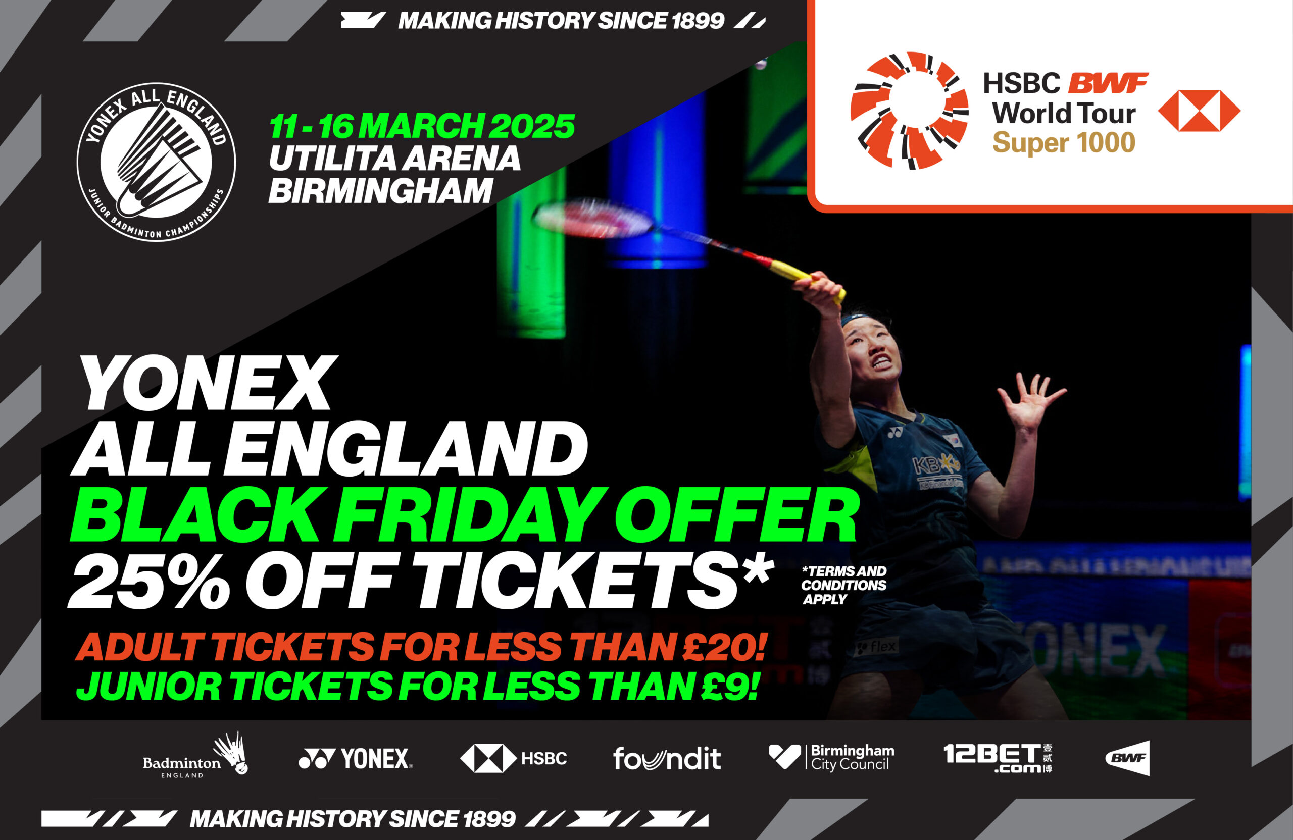 25% off All England tickets during our Black Friday promotion 25 off all england tickets during our black friday promotion