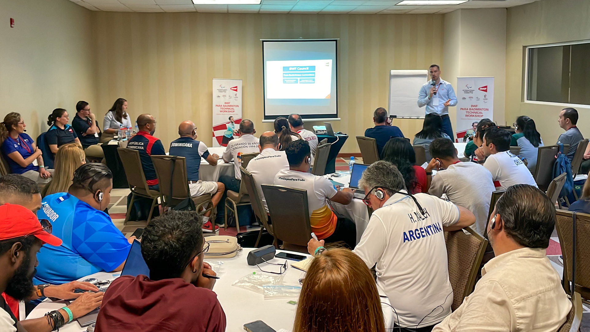 bwf para badminton technical workshop in