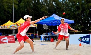 ugandaac280c299s stunning victory highlights day 1 of the africa airbadminton championships at mont choisy beach