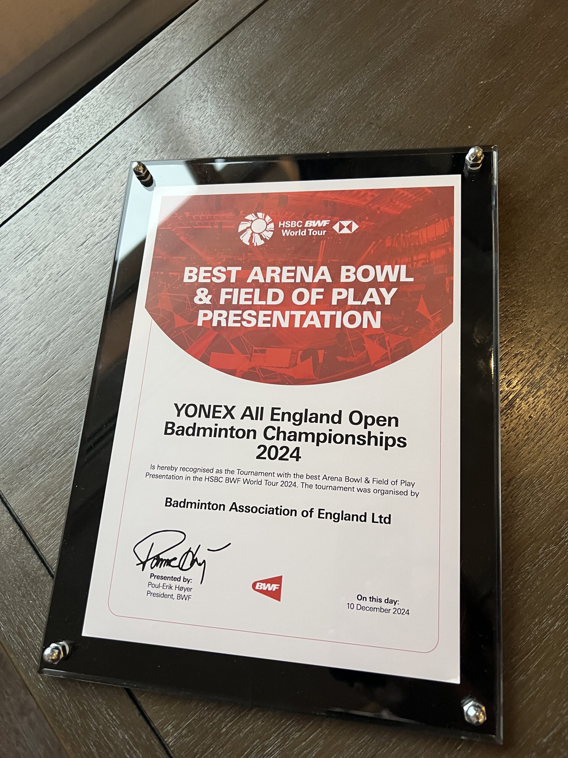 YONEX All England wins prestigious BWF accolade yonex all england wins prestigious bwf accolade