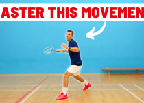 learn the scissor kick footwork in badminton step by step tutorial to move to your round the head corner